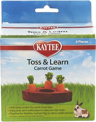 Kaytee Toss & Learn Carrot Game Small Pet Toy, slide 1 of 1