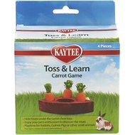 Kaytee Toss & Learn Carrot Game Small Pet Toy