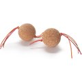 Hauspanther Cork Bombs Cork Chaser Cat Toy, 2 count, Zest