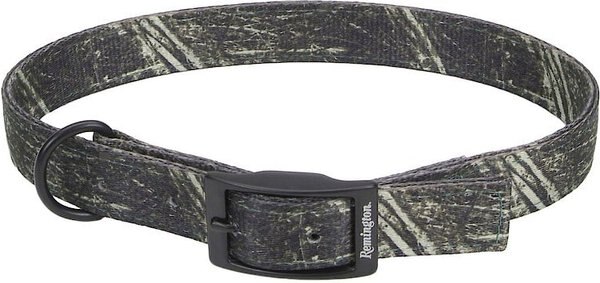 Remington Double-Ply Patterned Hound Reflective Dog Collar, Grassy Field, 20 to 24-in neck, 1-in wide slide 1 of 3