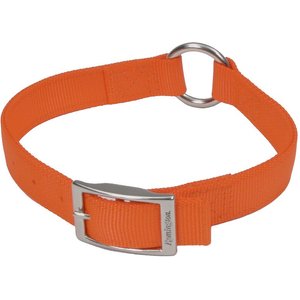 Remington Double-Ply Polyester Safety Center Ring Dog Collar, Safety Orange, 14 to 18-in neck, 1-in wide