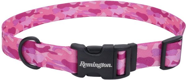 Remington Patterned Polyester Dog Collar, Remington Camo Pink, 18 to 26-in neck, 1-in wide slide 1 of 3
