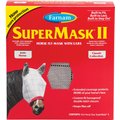 Farnam SuperMask II Horse Fly Mask with Covered Ears, White, Horse