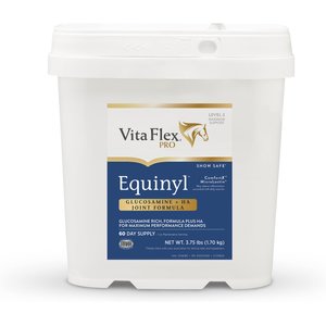 Vita Flex Equinyl Glucosamine & Hyaluronic Acid Joint Formula Powder Horse Supplement, 3.75-lb bucket