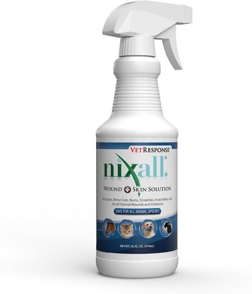 Nixall VetResponse Wound & Skin Solution for Dogs, Cats & Horses, 16-oz bottle slide 1 of 1