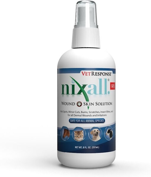 Nixall VetResponse Wound & Skin Gel Solution for Dogs, Cats & Horses, 8-oz bottle slide 1 of 1