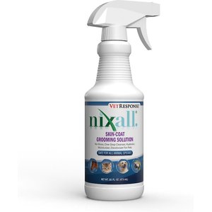 Nixall VetResponse Skin & Coat Grooming Solution Dog, Cat & Horse Spray, 16-oz bottle
