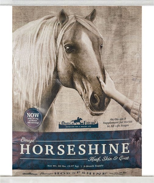 Omega Fields Omega Horseshine Hoof, Skin & Coat Powder Horse Supplement, 20-lb bag slide 1 of 2