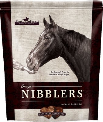 Omega Fields Omega Nibblers Blackstrap Molasses Flavor Chews Horse Supplement, slide 1 of 1
