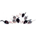 Turbo Assorted Mice Cat Toy, 12 count