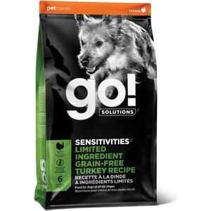 Go! Solutions SENSITIVITIES Limited Ingredient Turkey Grain-Free Dry Dog Food, 3.5-lb bag