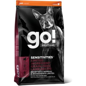 Go! Solutions SENSITIVITIES Limited Ingredient Lamb Grain-Free Dry Dog Food, 3.5-lb bag