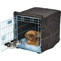 MidWest iCrate Double Door Collapsible Wire Dog Crate Kit, Blue, 24 inch