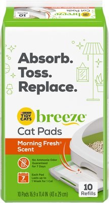 Tidy Cats Breeze Morning Fresh Scented Cat Pads, 10 count, slide 1 of 1