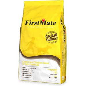 FirstMate Grain Friendly Cage Free Chicken Meal & Oats Formula Dog Food, 5-lb bag