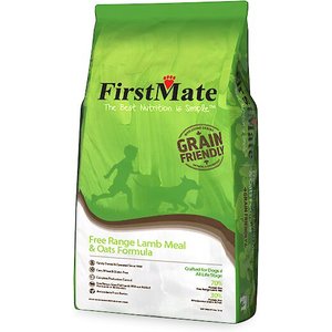 FirstMate Grain Friendly Free Range Lamb Meal & Oats Formula Dog Food, 5-lb bag