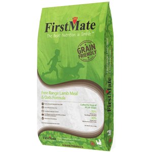 FirstMate Grain Friendly Free Range Lamb Meal & Oats Formula Dog Food, 25-lb bag
