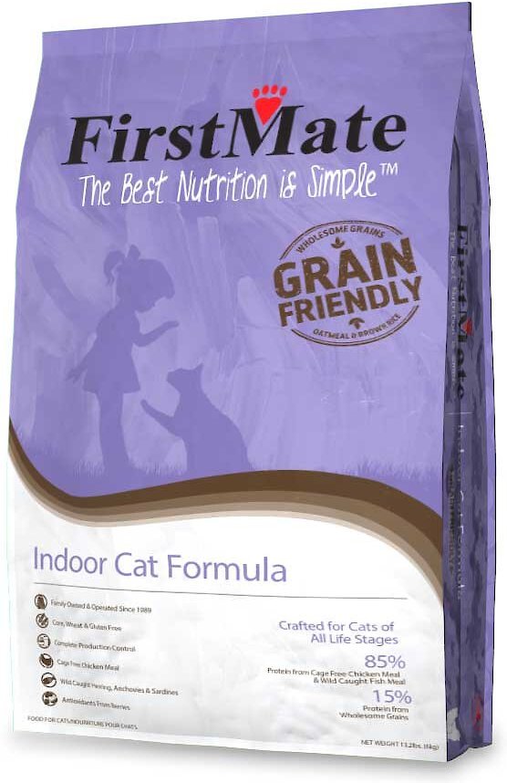 FIRSTMATE Grain Friendly Indoor Cat Formula Cat Food, 13.2 ...