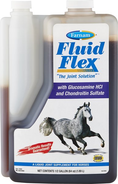 Farnam FluidFlex Joint Solution Liquid Horse Supplement, 64-oz bottle slide 1 of 6