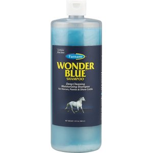 Farnam Wonder Blue Deep Cleaning Moisturizing Horse Shampoo, 32-oz bottle