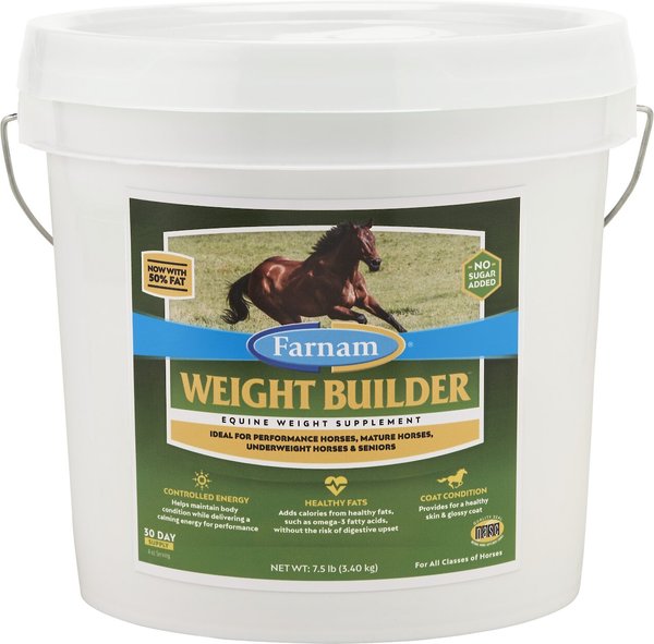 Farnam Weight Builder Powder Horse Supplement, 30 Day Supply slide 1 of 9