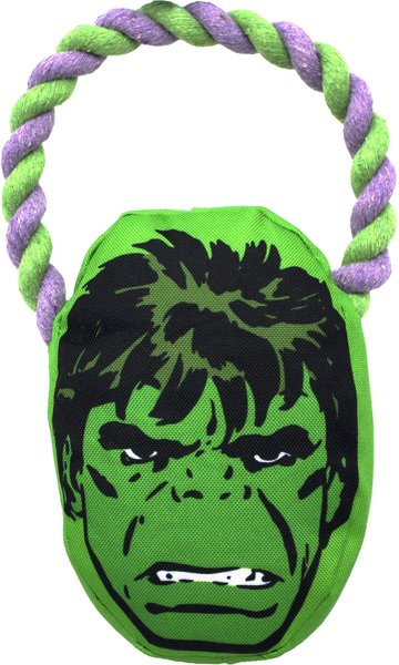 Fetch For Pets Marvel Comics Hulk Squeaky Pull Dog Toy slide 1 of 2
