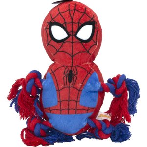 Fetch For Pets Marvel Comics Spiderman Squeaky Knot Buddy Dog Toy