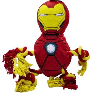 Fetch For Pets Marvel Comics Iron Man Squeaky Knot Buddy Dog Toy