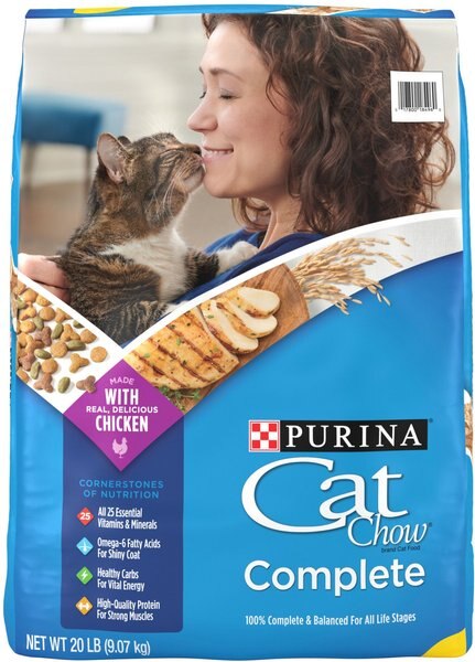Cat Chow Complete Dry Cat Food, 20-lb bag slide 1 of 10