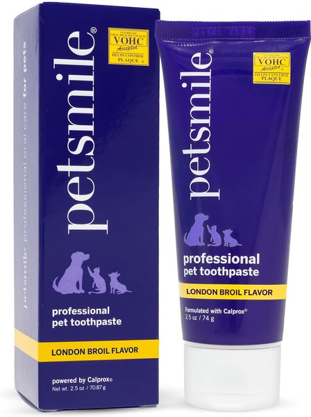 Petsmile Professional Natural London Broil Flavor Dog & Cat Toothpaste, 2.5-oz tube slide 1 of 5