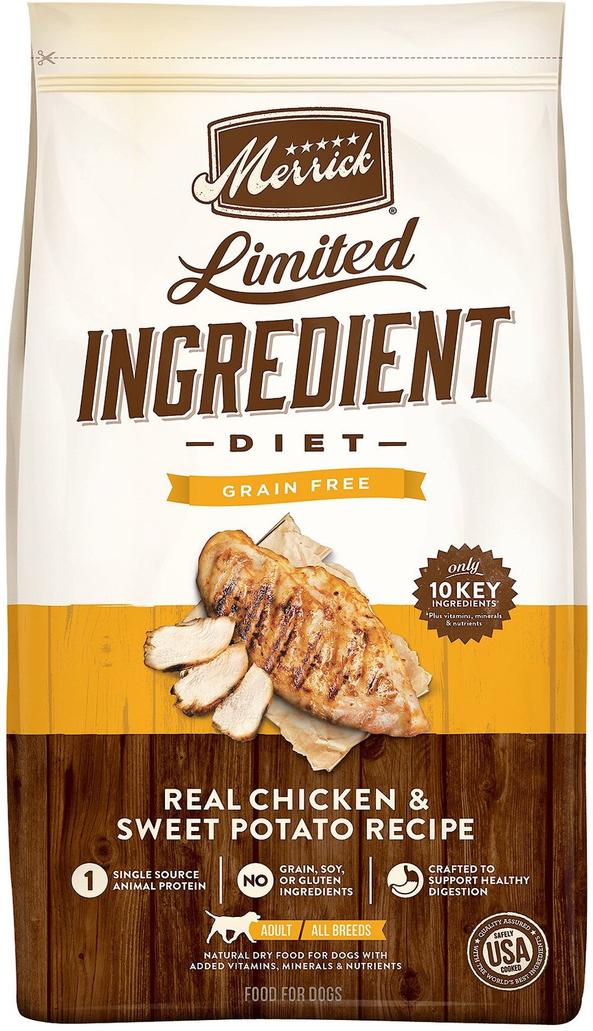 Merrick Limited Ingredient Diet Grain Free Dry Dog Food ...