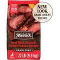 Merrick Grain Free Dry Dog Food Real Bison, Beef & Sweet Potato Recipe, 22-lb bag