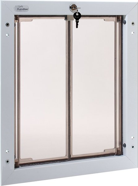 PlexiDor Performance Pet Doors Dog Door Installation, White, Large slide 1 of 10