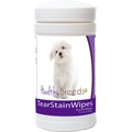 Healthy Breeds Maltese Tear Stain Dog Wipes, 70 count
