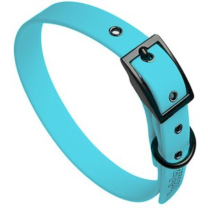 brklz Durable Dog Collar, Light Blue, Tiny: 8.2 to 11.4-in neck, 5/8-in width