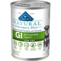 Blue Buffalo Natural Veterinary Diet GI Gastrointestinal Support Low Fat Canned Dog Food, 12.5-oz, case of 12