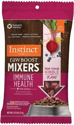 Instinct Freeze Dried Raw Boost Mixers Grain-Free Immune Health Recipe Dog Food Topper, slide 1 of 1