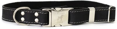 Euro-Dog Quick Release Leather Dog Collar, slide 1 of 1
