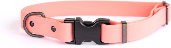 Euro-Dog Waterproof Quick Release PVC Dog Collar, Coral, Medium: 12 to 18-in neck slide 1 of 5