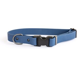Euro-Dog Waterproof Quick Release PVC Dog Collar, Navy, Medium: 12 to 18-in neck