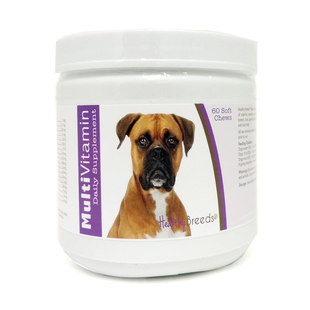 HEALTHY BREEDS Boxer Multivitamin Soft Chews Dog Supplement, 60 count