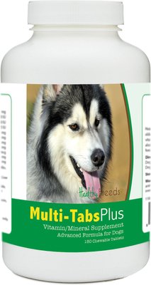 Healthy Breeds Siberian Husky Multi-Tabs Plus Chewable Tablets Dog Supplement, 180 count, slide 1 of 1