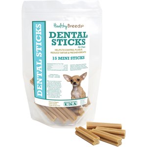 Healthy Breeds Chihuahua Dog Dental Chews, 15 count