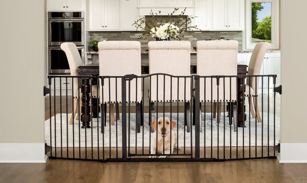 Regalo Home Accents Widespan Dog Gate Chewy Com - Regalo Home Decor Super Wide Baby Gate Black
