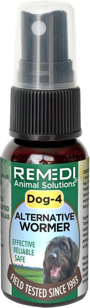Remedi Animal Solutions Dog-4 Dewormer for Hookworms, Roundworms, Tapeworms & Whipworms for Dogs, 1-oz bottle slide 1 of 1