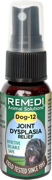 Remedi Animal Solutions Dog-12 Homeopathic Medicine for Hip Dysplasia for Dogs, 1-oz bottle slide 1 of 1