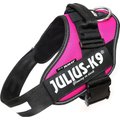 Julius-K9 IDC Powerharness Nylon Reflective No Pull Dog Harness, Dark Pink, Size 1: 26 to 33.5-in chest