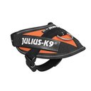Julius-K9 IDC Powerharness Nylon Reflective No Pull Dog Harness, UV Orange, Size 2: 28 to 37.5-in chest
