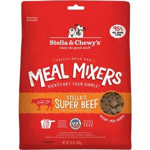 Stella & Chewy's Stella's Super Beef Meal Mixers Freeze-Dried Raw Dog Food Topper, 35-oz bag