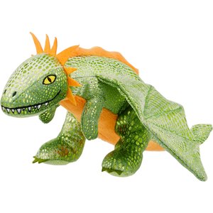 Frisco Mythical Mates Greenwing the Green Dragon Plush Squeaking Dog Toy, Medium